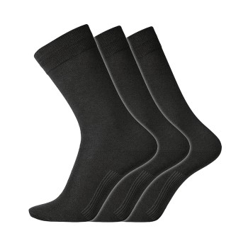 Dovre Strømper 3P Cotton Socks Sort Str 45/48 Herre