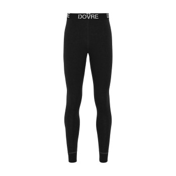 Dovre Organic Wool Long Johns Sort merinould Small Herre