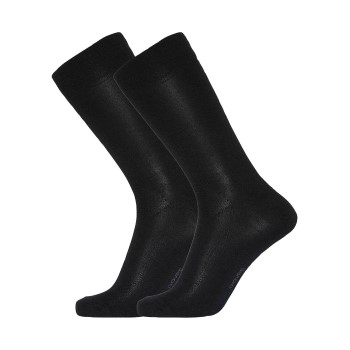 Dovre Strømper 2P Organic Wool Socks Sort Str 40/43