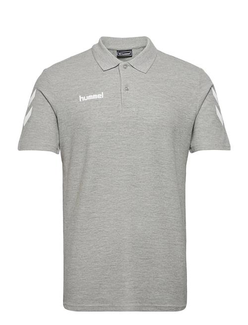 Se Hummel Hmlgo Cotton Polo Hummel Grey ved Booztlet