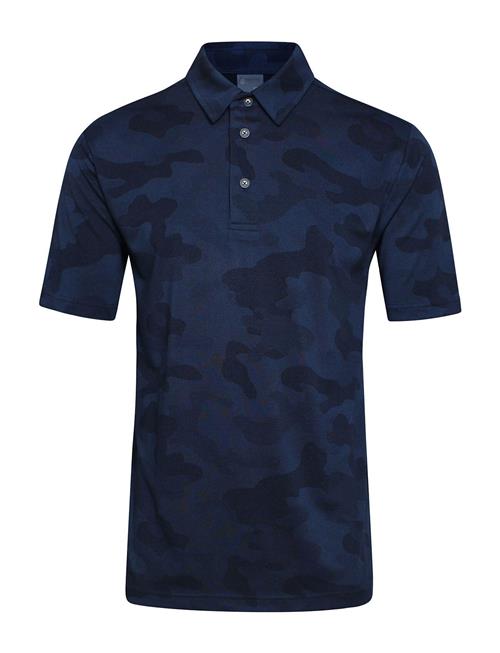 Se BACKTEE Mens Camou Polo BACKTEE Navy ved Booztlet