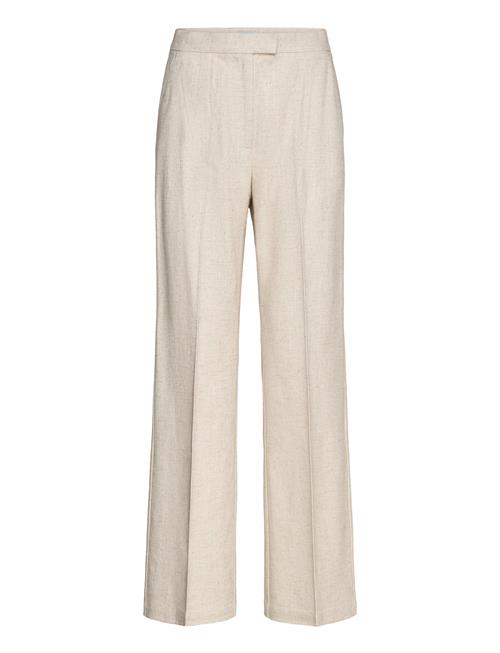 Se Marville Road Elle Linen Trousers Marville Road Beige ved Booztlet