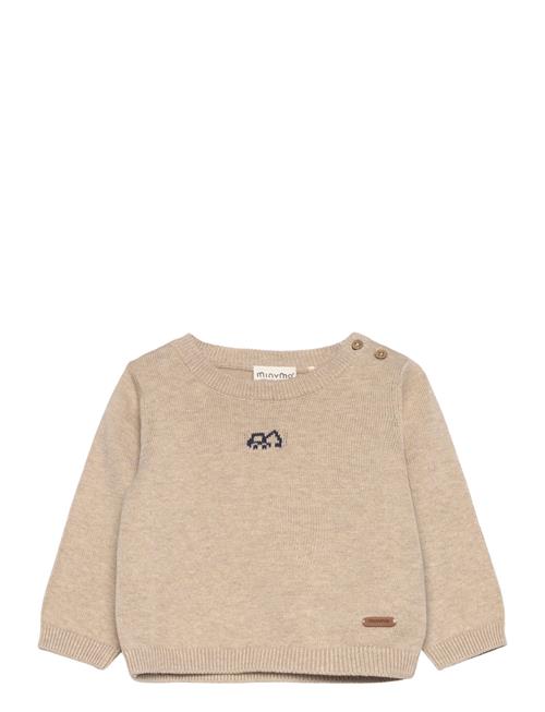 Se Minymo Pullover Knit Minymo Beige ved Booztlet