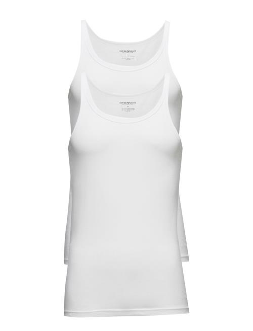 Se Emporio Armani Mens Knit 2Pack Tank Emporio Armani White ved Booztlet