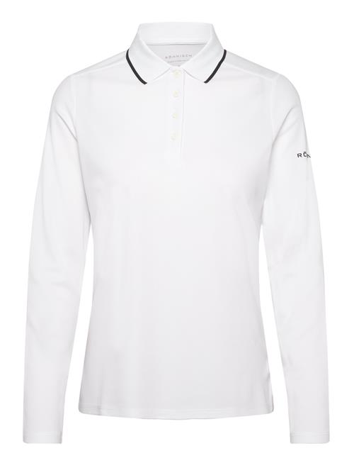 Miriam Long Sleeve Poloshirt Röhnisch White