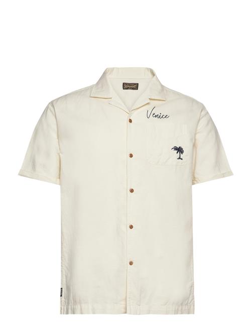 Superdry Vintage Resort S/S Shirt Superdry Cream