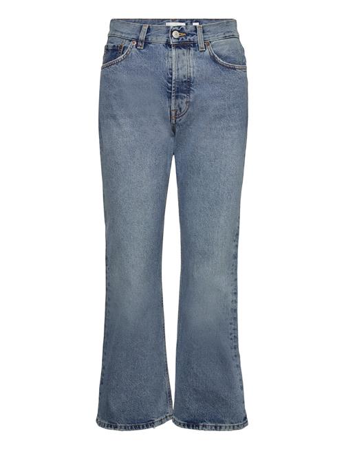 Se House Of Dagmar Kick Flare Denim House Of Dagmar Blue ved Booztlet