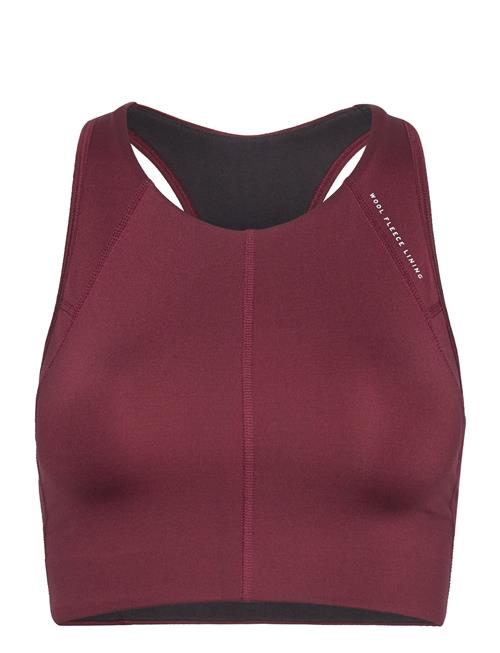 Casall Iconic Wool Lined Sports Bra Casall Burgundy