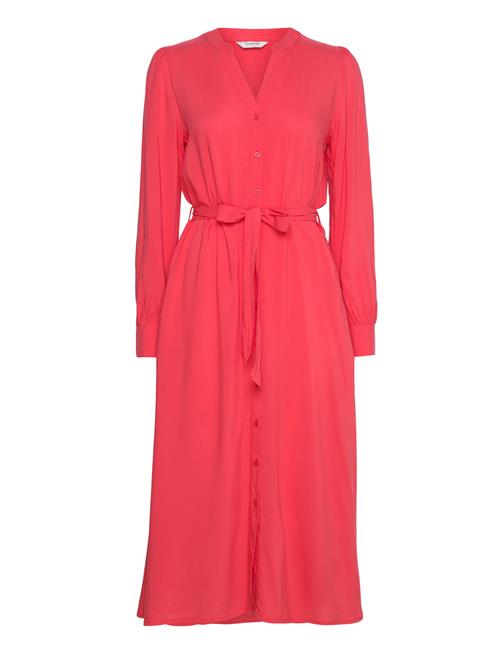 b.young Byjosa Long Shirt Dress 2 - B.young Red