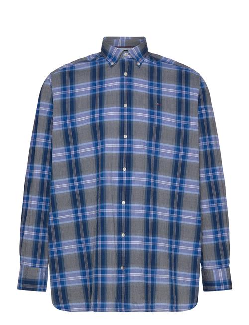 Tommy Hilfiger Bt - Flex Textred Tartan Rf Shrt Tommy Hilfiger Blue