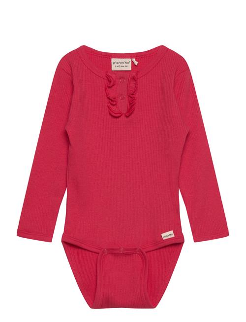 Body Ls Rib Minymo Red