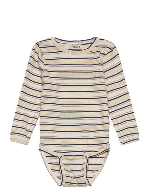 Body Ls Y/D Rib Minymo Patterned