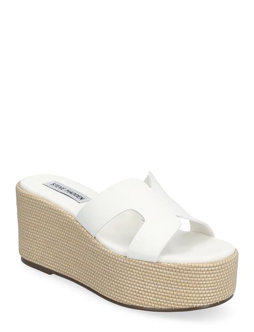 Se Steve Madden Summerset Sandal Steve Madden White ved Booztlet