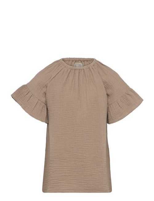 Huttelihut Blouse Ss Muslin Huttelihut Brown