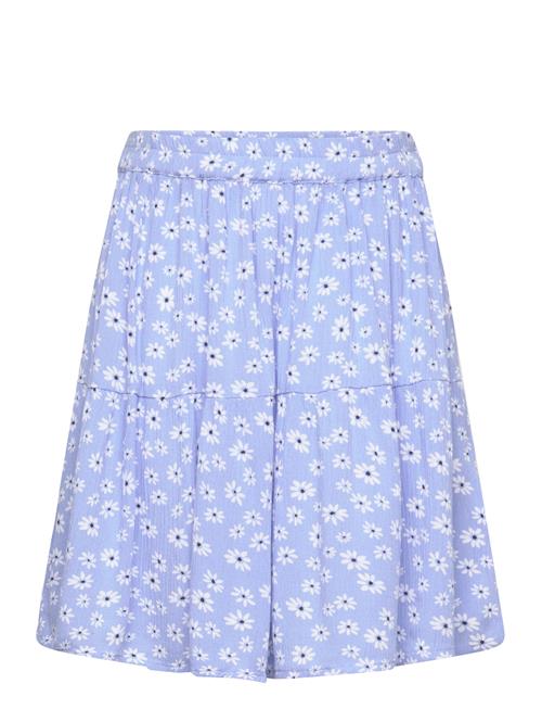 Creamie Skirt Flower Crepe Creamie Blue