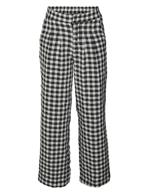 Se Vero Moda Girl Vmchecksy Wide Pants Wvn Girl Vero Moda Girl Black ved Booztlet