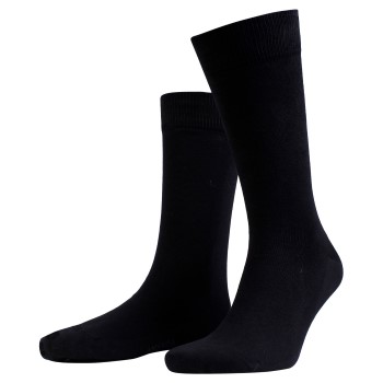 Se Amanda Christensen Strømper Sign Combed Cotton Ankle Sock Sort bomuld Str 43/46 Herre ved Timarco