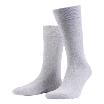 Amanda Christensen Strømper True Combed Cotton Sock Lysegrå Str 39/42