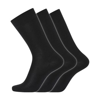 Dovre Strømper 3P Organic Wool Sock Sort Str 40/45 Herre