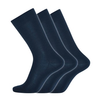 Dovre Strømper 3P Organic Wool Sock Marineblå Str 40/45 Herre