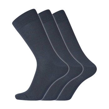 Dovre Strømper 3P Wool Socks Marineblå Str 40/45 Herre