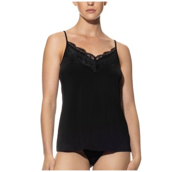 Mey Grace Camisole With Lace Sort viskose X-Large Dame