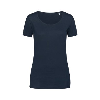 Stedman Finest Cotton T For Women Marineblå bomuld Medium Dame