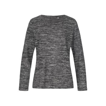 Stedman Knit Long Sleeve For Women Grå Small Dame