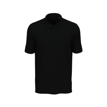 Stedman Lux Short Sleeve Polo Sort bomuld X-Large Herre