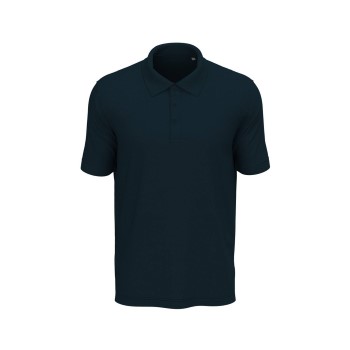 Stedman Lux Short Sleeve Polo Marineblå bomuld Small Herre