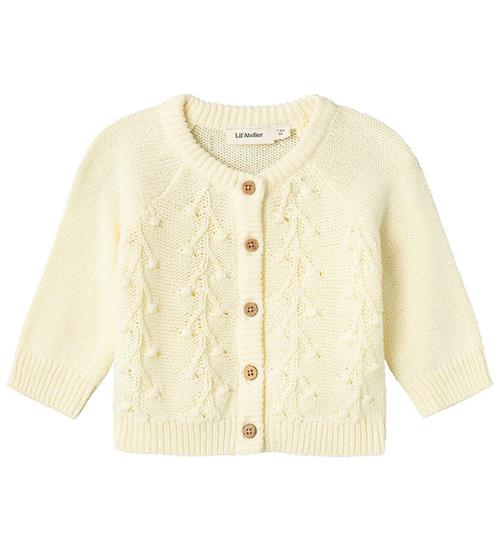 Lil Atelier Lil Atelier Cardigan - Strik - NbfKaja - Lemon Icing