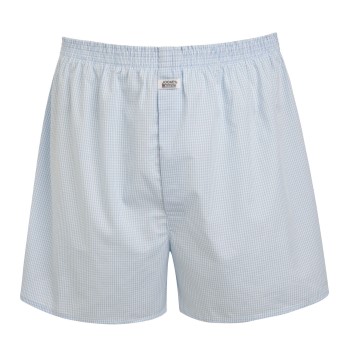 Jockey Woven Poplin Boxer Shorts Hvid ternet bomuld 3XL Herre