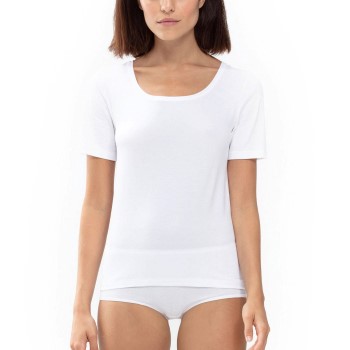 Se Mey Superfine Organic T-Shirt Hvid bomuld 40 Dame ved Timarco