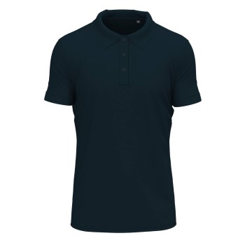 Stedman Clive Short Sleeve Polo Marineblå ringspundet bomuld Medium Herre