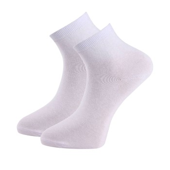 Trofé Trofe Cotton Quarter Socks Strømper 2P Hvid Str 39/42 Dame