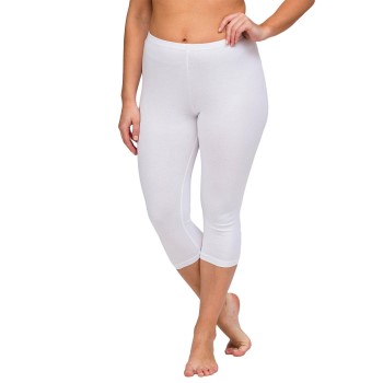 Se Trofé Trofe Leggings 3-4 Length Hvid bomuld Large Dame ved Timarco