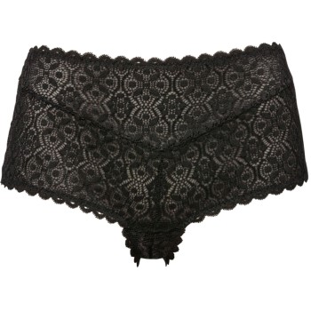 Trofé Trofe Maya Lace Midi Brief Trusser Sort polyamid Medium Dame