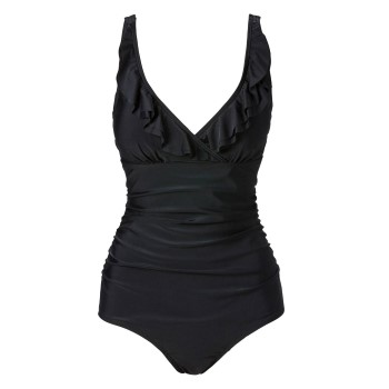 Trofé Trofe Rimini Solid Swimsuit Sort 38 Dame