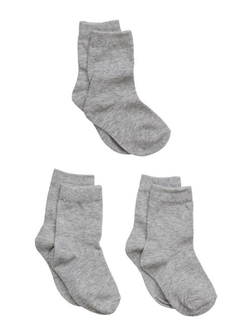 Melton 3-Pack Cotton Socks Melton Grey