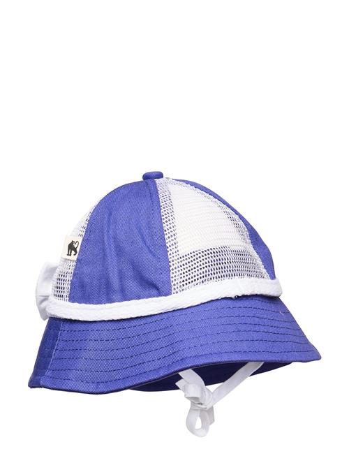 Se Mini Rodini Bow Mesh Sun Hat Mini Rodini Blue ved Booztlet