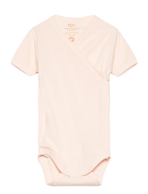 Baby Rib Jersey Body Crossover W. Ss Copenhagen Colors Pink