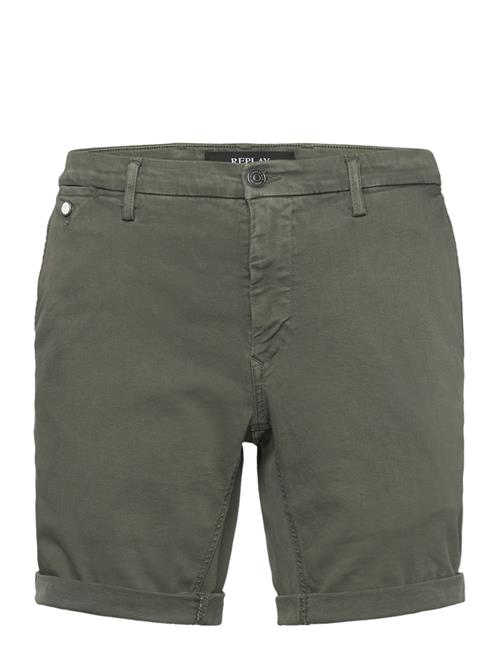 Benni Short Shorts Regular Hyperchino Color Xlite Replay Green