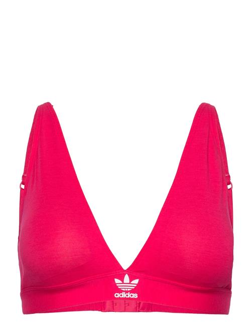 Se adidas Originals Underwear Triangle Bra Adidas Originals Underwear Pink ved Booztlet