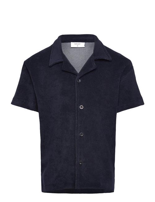 Grunt Graugust Terry Ss Shirt Grunt Navy