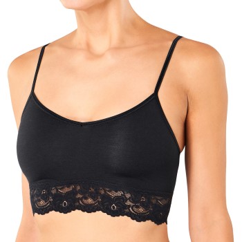 Sloggi Bh 3P Romance Bralette Sort 44 Dame