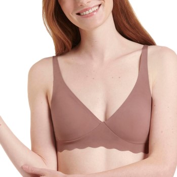 Sloggi Bh ZERO Microfibre 2.0 Soft Bra Brun Large Dame