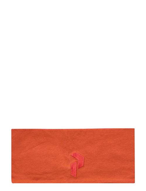 Logo Soft Headband-Paprika Peak Performance Orange