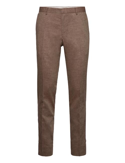 Se Bruun & Stengade Bs Pollino Classic Fit Suit Pants Bruun & Stengade Brown ved Booztlet