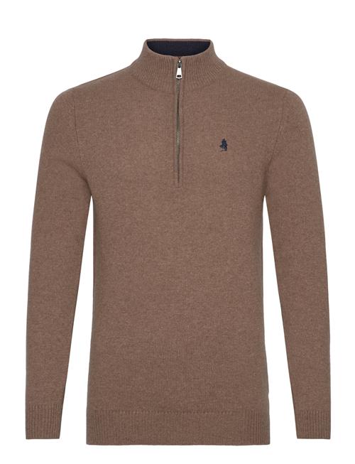 Se MCS Mcs Half Zip Knit Ceder Park M MCS Brown ved Booztlet