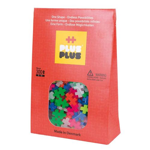 Plus-Plus 300-Piece Plus-Plus® Neon Mix | Orange | 6-10